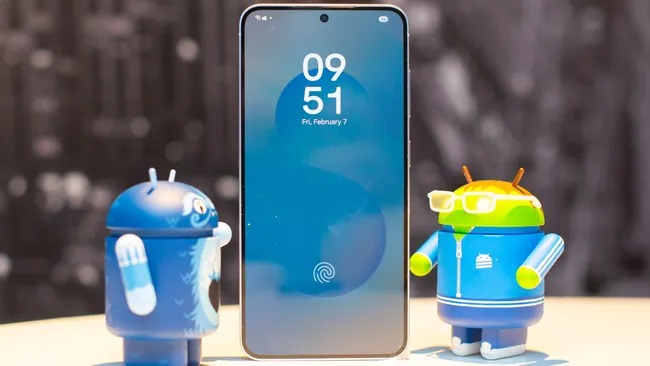 The Samsung Galaxy S25 (Image credit: Philip Berne / Future)