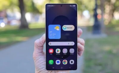 The Samsung Galaxy S25 Ultra (Image credit: Future / Lance Ulanoff)