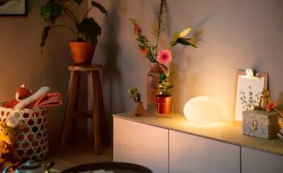The current Philips Hue Flourish table lamp (Image credit: Philips Hue)