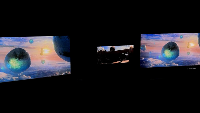 Will Sony TV continue to strive to match its pro video monitors for their image balance? Here's how it likes to show its sets off, with the monitor for reference (Image credit: Future)