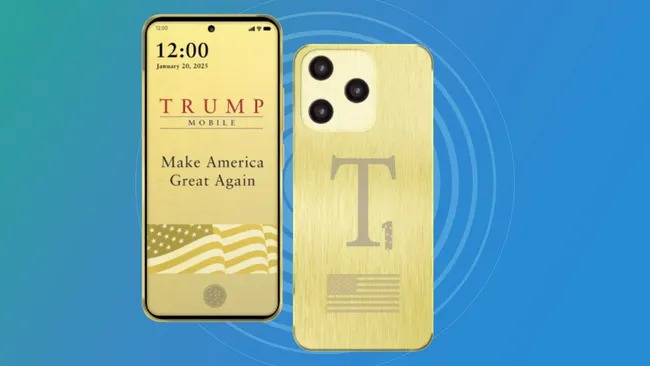 The original Trump T1 design, which has now been changed (Image credit: Trump Mobile)