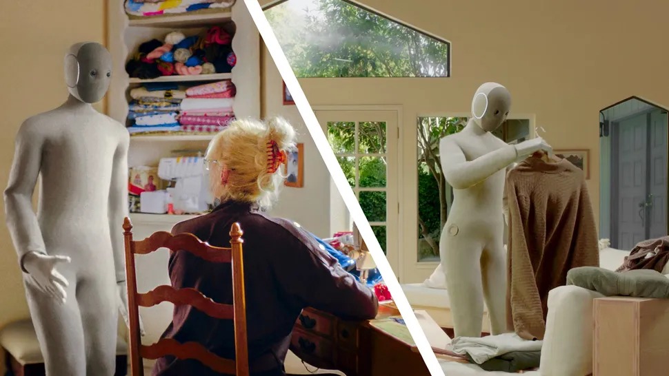 1X Neo Beta at home (Image credit: 1X)